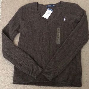 Brown Polo Sweater NWT